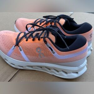 On Running Cloudsurfer 2 Tangerine Ivory Athletic Shoes